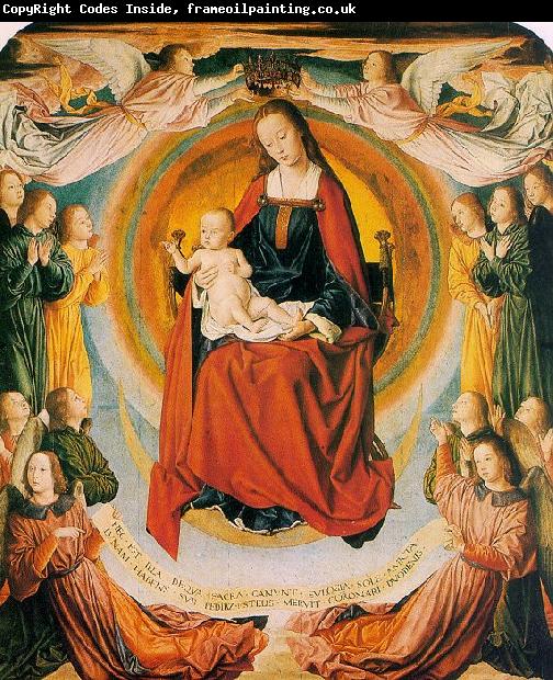 Jean Hey The Virgin in Glory Surrounded by Angels